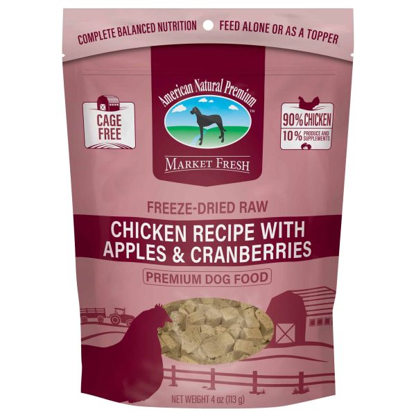 American Natural Premium Freeze Dried Chicken w/ Apples & Cranberries